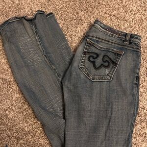 Classic Boot Cut Jeans in Blue